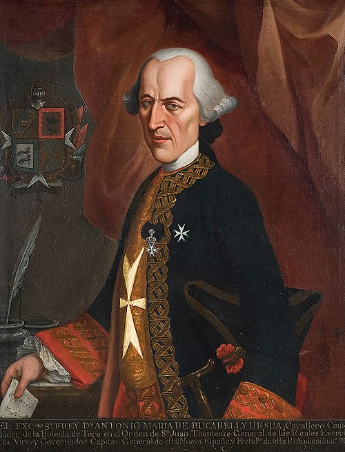 Viceroy Antonio María de Bucareli y Ursúa, 1772, Francisco Antonio Vallejo