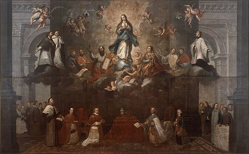 Glorification of the Immaculate Conception, , Francisco Antonio Vallejo