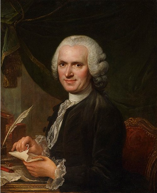 Portrait of Jean-Jacques Rousseau (1712-1778), 1760, François Guérin