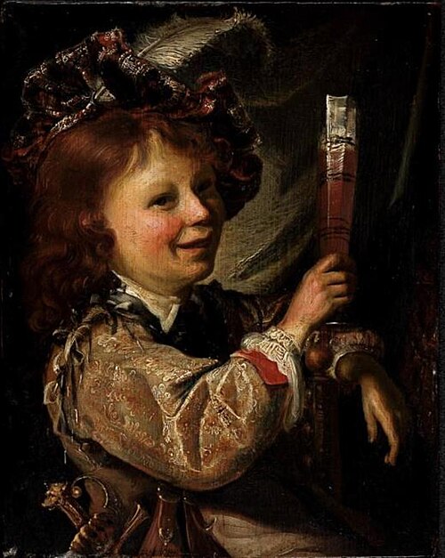 A boy drinking, 1660, Cornelis Picolet
