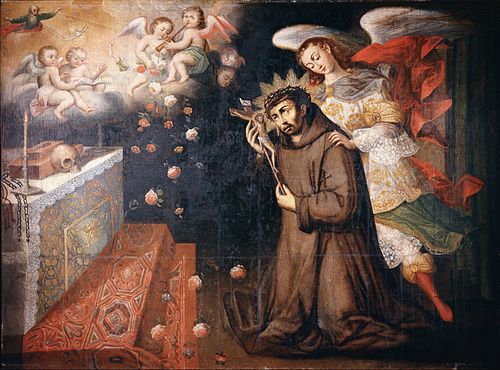 Passing of Saint John of God, 1685, Juan Zapaca Inga