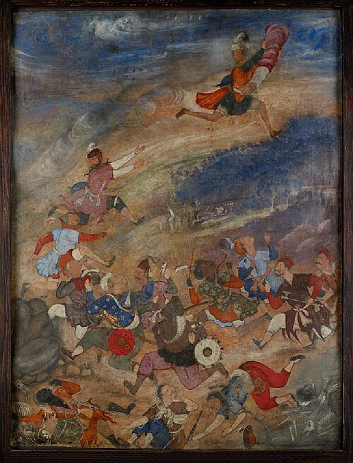 Khwaja Umar saved from pursuers, 1565, Kesu Kalan