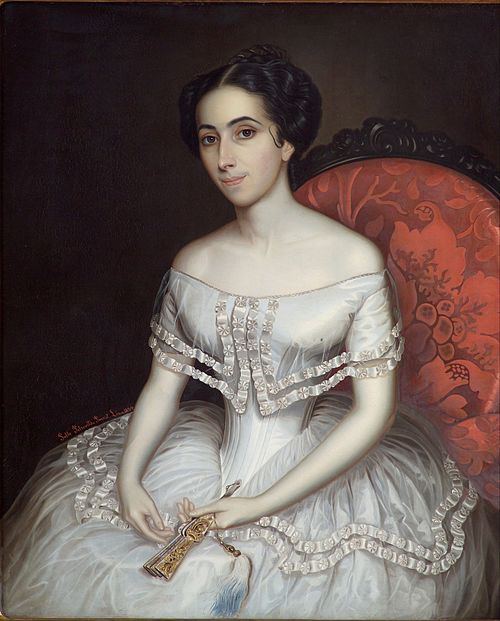Carolina Gutiérrez de la Fuente, 1854, Pablo Petrovits Temesvar