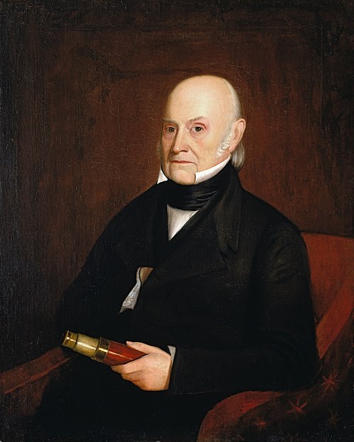 Portrait of John Quincy Adams, 1844, William Hudson, Jr