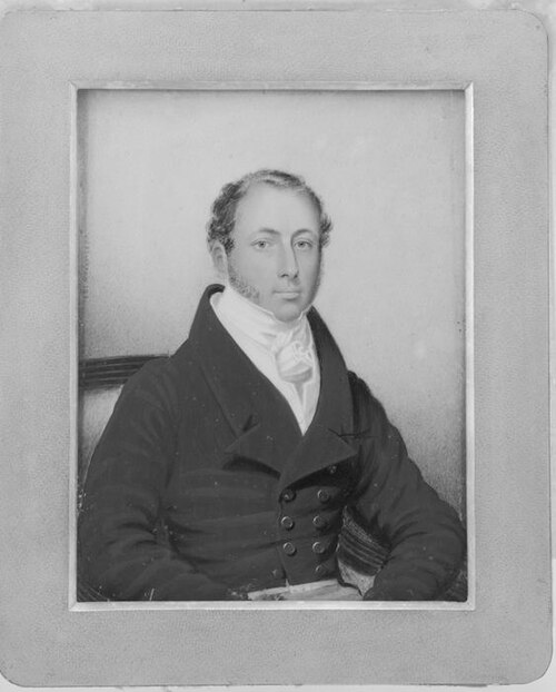 Portrait of a Gentleman, 1821, William Hudson, Jr