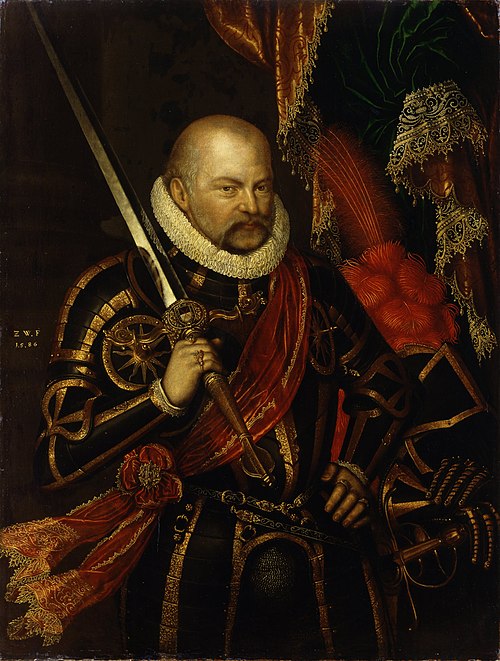 Portrait du Prince Électeur Auguste de Saxe, 1586, Zacharias Wehme