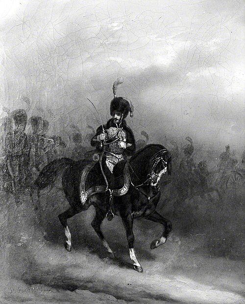 A Cavalry Soldier on Horseback, 1842, Noël-Dieudonné Finart