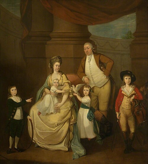 Samuel Sketchley and Family, 1780, Daniel Dodd