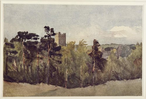 Richmond Castle, Yorkshire, 1862, George Dodgson