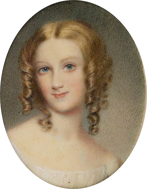 Lady Frances Simpson, neé Bridgeman, 1845, James Heath Millington