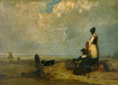 Watching for Boats, 1834, James Christopher Timbrell