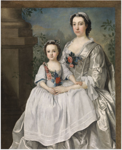 Lady and Child, 1745, Stephen Slaughter