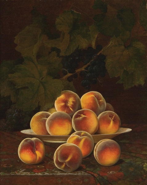 Still Life with Peaches, , William Mason Brown