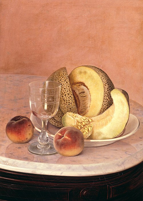 Still Life with Cantaloupe, 1880, William Mason Brown