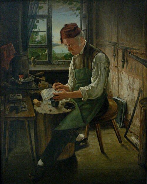 Bildnis Gebhard Weiss, 1864, Anton Boch
