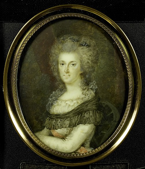 Portrait of Wilhelmina van Pruisen (1751-1820), 1793, Johannes Emilius Phaff