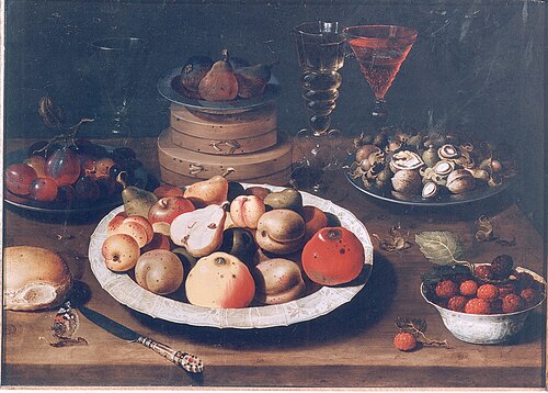 Still-life with fruit, 1615, Osias Beert