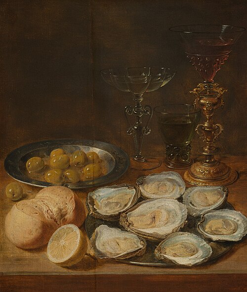 Still life with Oysters, , Osias Beert