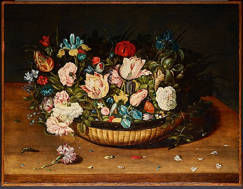 Basket of Flowers, 1615, Osias Beert