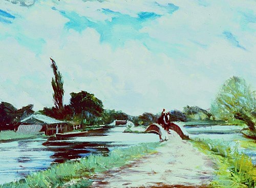 The Tow Path, , Christopher Nevinson