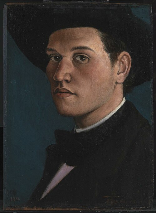 Autoportrait, 1911, Christopher Nevinson