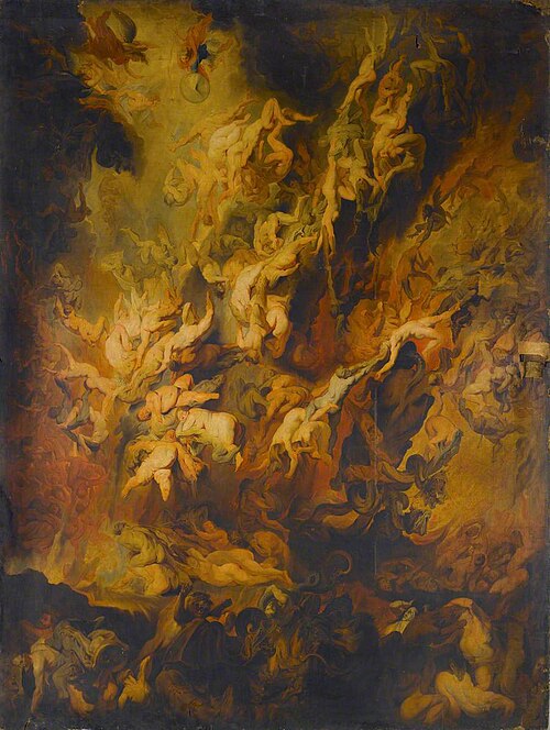 The Fall of the Damned (copy after Peter Paul Rubens), , Guy Head