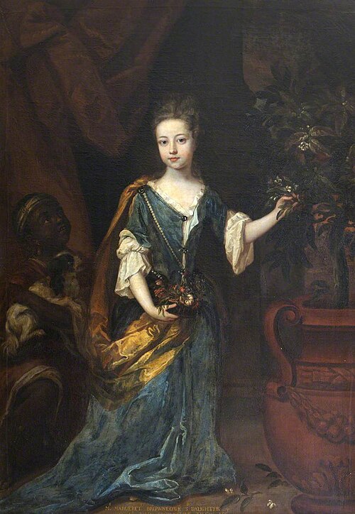 Margaret Brownlow (1687-1710), 1695, Henry Tilson