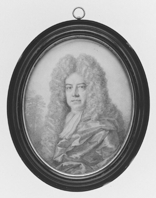 Portrait d'un homme, 1705, Thomas Forster