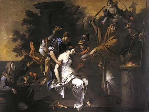 Le Sacrifice d'Iphigénie, 1655, Jean Tassel
