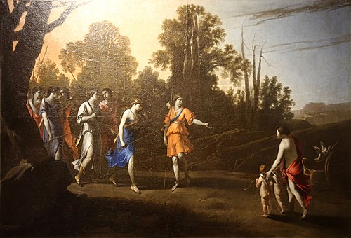 Diane rencontrant Vénus, , Jean Tassel