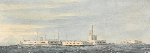 Mole Head, Algiers, 1816, Nicholas Pocock