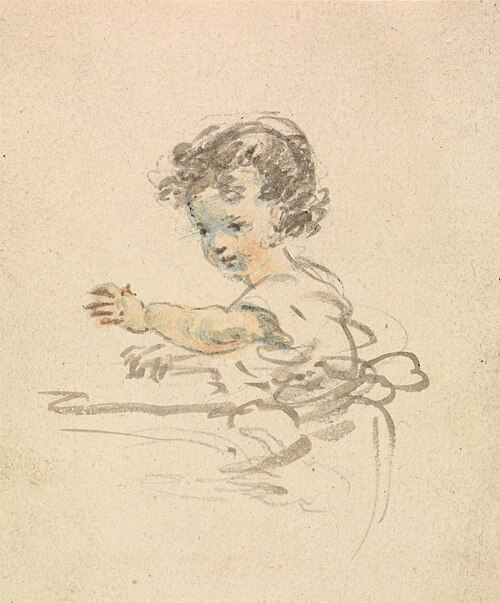 Child Seated, , Nicholas Pocock