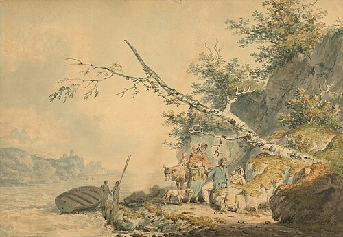 The Sailor's Departure, 1795, Nicholas Pocock