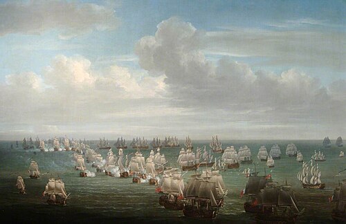 The Battle of Trafalgar, 21 October 1805, , Nicholas Pocock