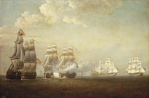 Sir Robert Calder's Action off Cape Finisterre, 1812, Nicholas Pocock