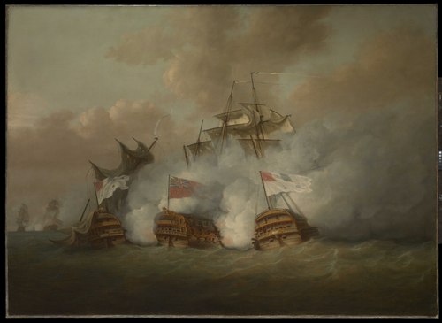 Juin 1794, combat de Prairial au large d'Ouessant, 1795, Nicholas Pocock