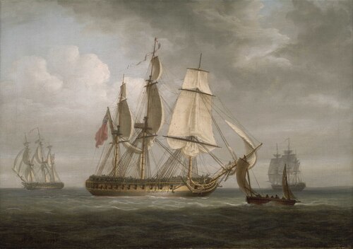 The Frigate 'Triton', 1797, Nicholas Pocock