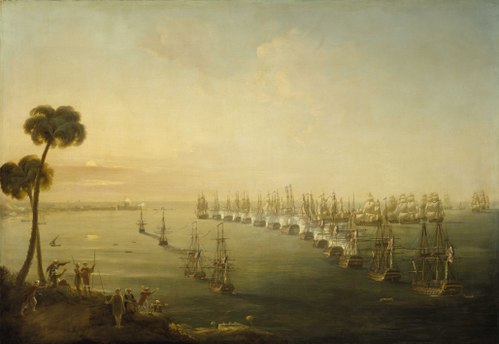 The Battle of the Nile, 1 August 1798, 1808, Nicholas Pocock