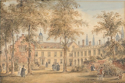 Trinity Hall from the Garden, Cambridge, , Richard Bankes Harraden