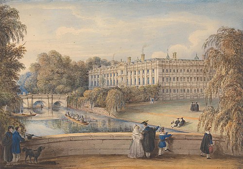 Clare College, Cambridge, 1841, Richard Bankes Harraden