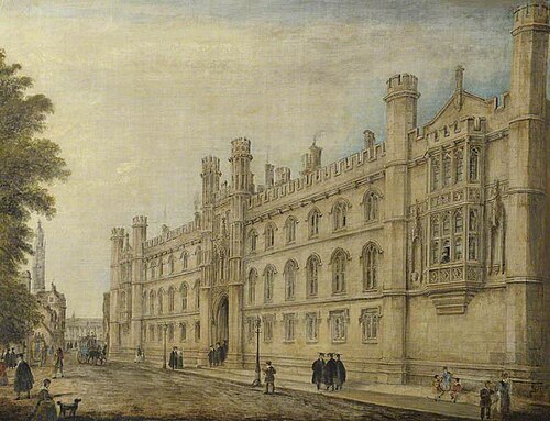 Corpus Christi College, Cambridge, from the Corner of Silver Street, , Richard Bankes Harraden