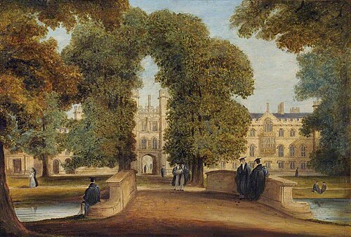 View of New Court from the Backs, , Richard Bankes Harraden