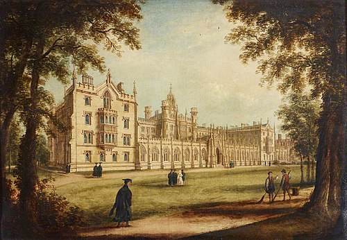 New Court, St John's College, Cambridge, 1844, Richard Bankes Harraden