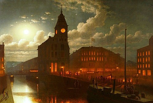 Syracuse by Moonlight, 1871, Johan Mengels Culverhouse