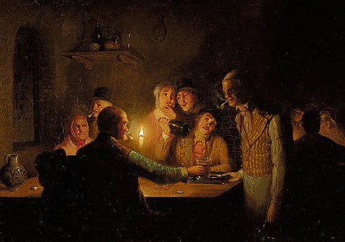 Dutch Tavern Scene, 1846, Johan Mengels Culverhouse