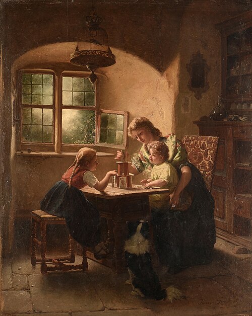Mère et enfant, 1872, Théodore Gérard