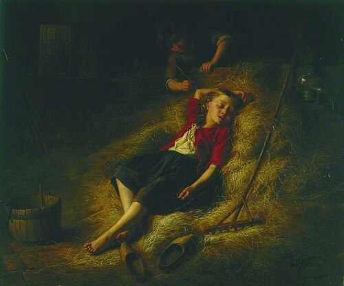 Tickling the Sleeper, 1860, Théodore Gérard