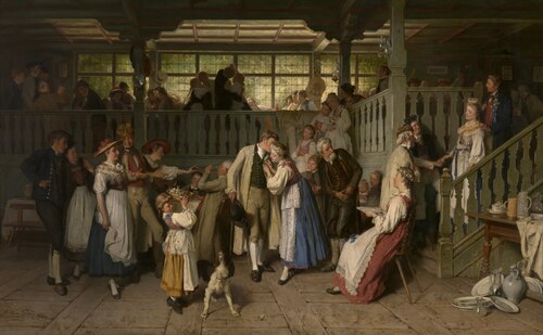 Guests at a Wedding, 1882, Théodore Gérard