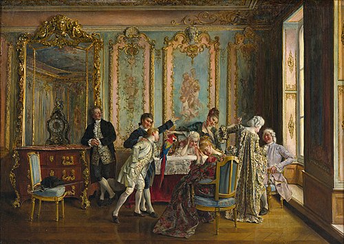 The Rude Parrot, 1876, Ignacio León y Escosura