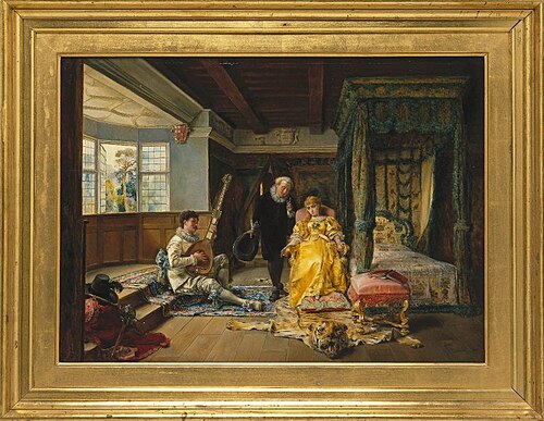 The Physician's Visit, 1881, Ignacio León y Escosura